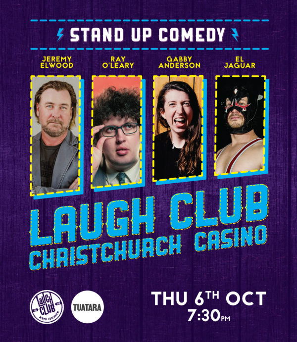 LAUGH CLUB @ CHRISTCHURCH CASINO OCTOBER 2022