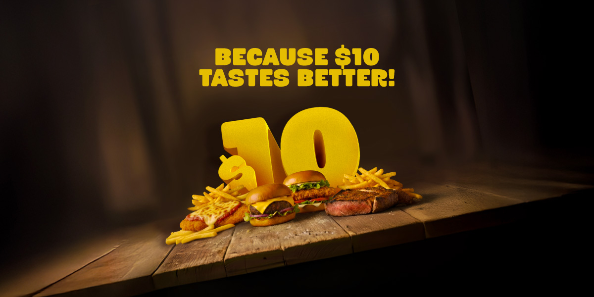 $10 TASTES BETTER