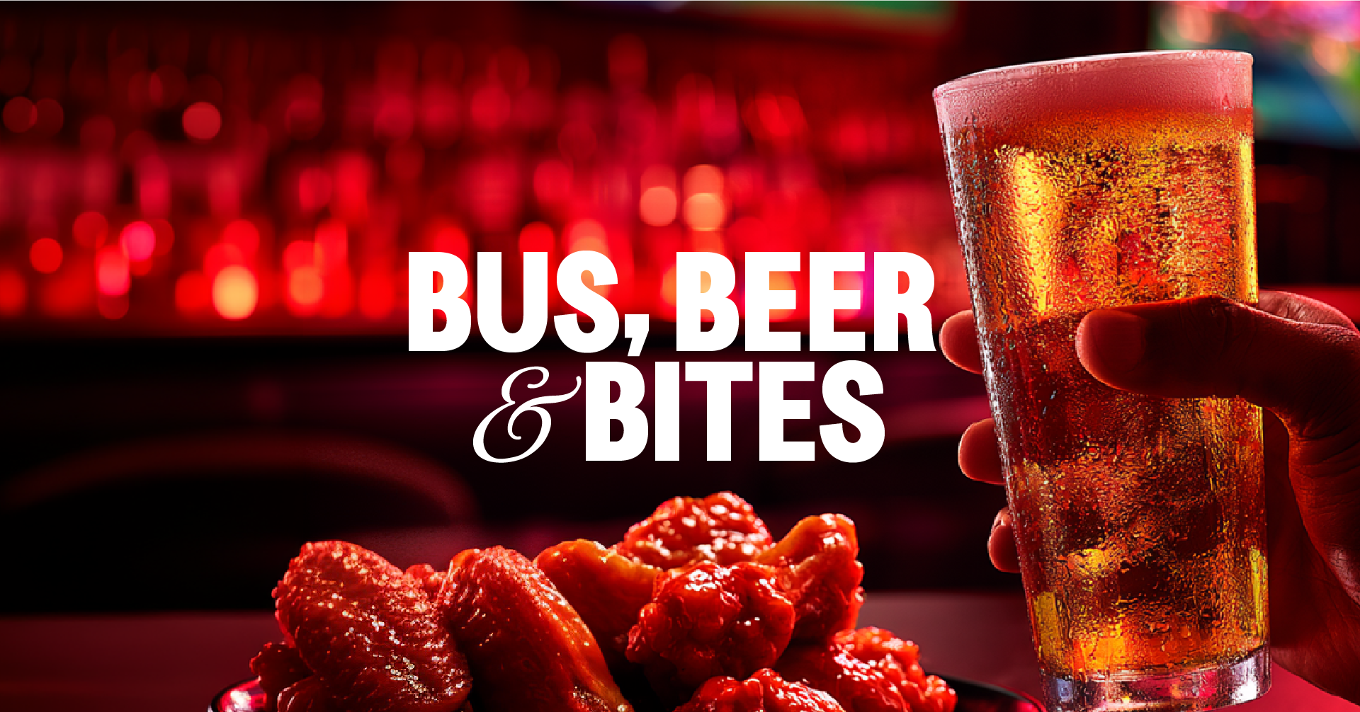 Bus, Beer & Bites: The Stadium Series